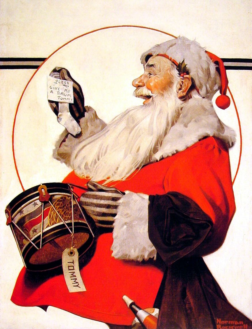 A Drum For Tommy 1921 - Norman Rockwell Print - Heavy Cardstock - Matte Print