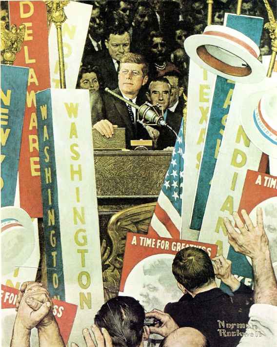 A Time For Greatness 1964 - Norman Rockwell Print - Heavy Cardstock - Matte Print