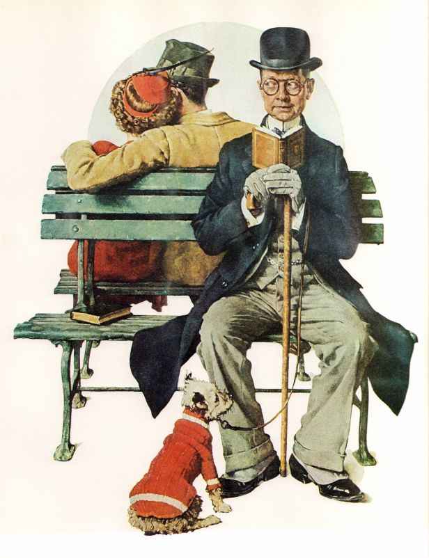 All Buttoned Up 1936 - Norman Rockwell Print - Heavy Cardstock - Matte Print