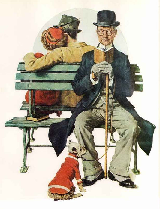 All Buttoned Up 1936 - Norman Rockwell Print - Heavy Cardstock - Matte Print