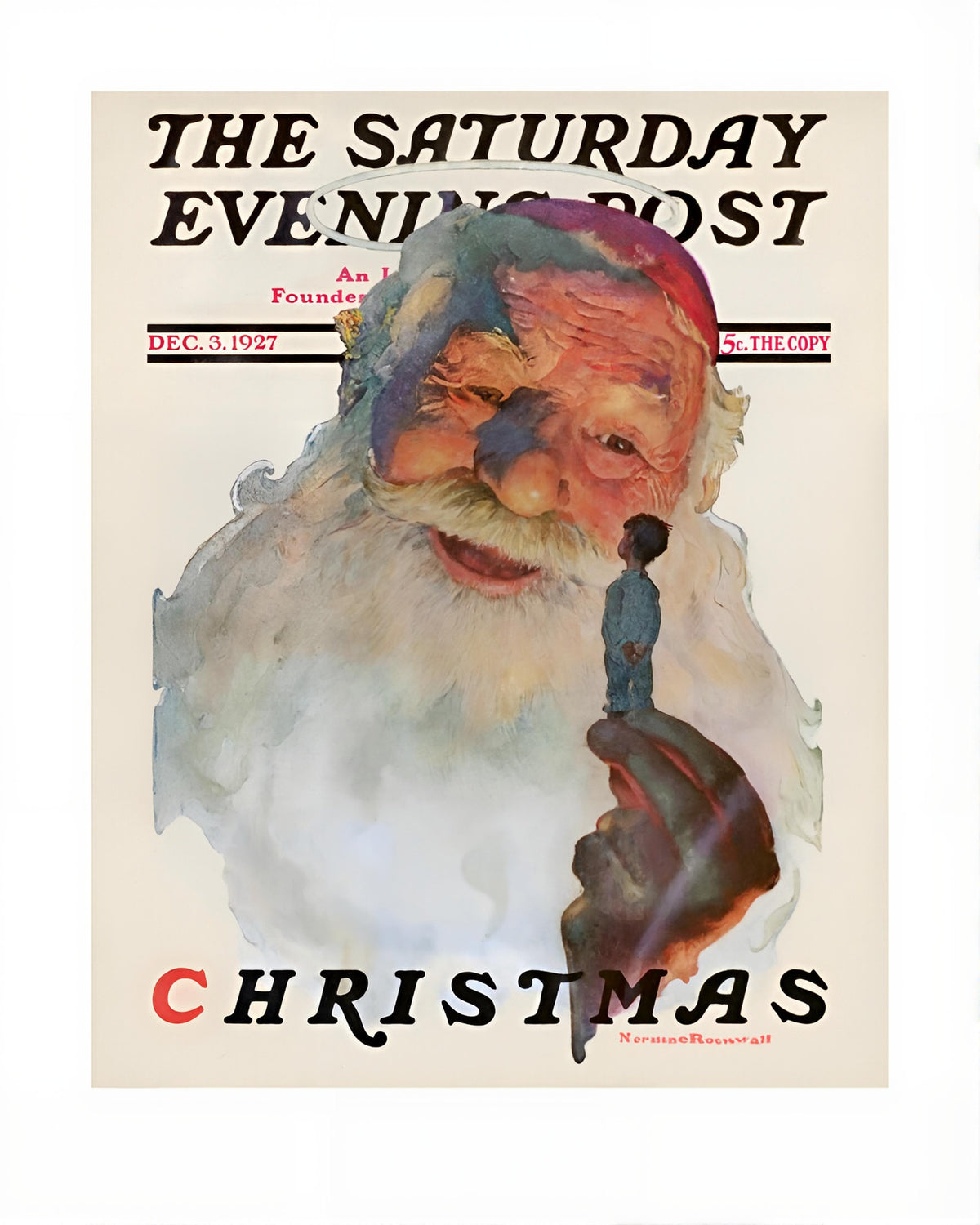 Christmas & Holiday Classics Lot of 24 Prints – Christmas Trio, Discovery, Gramps & Snowman, and A Drum for Tommy - Norman Rockwell Print - Heavy Cardstock - Matte Print