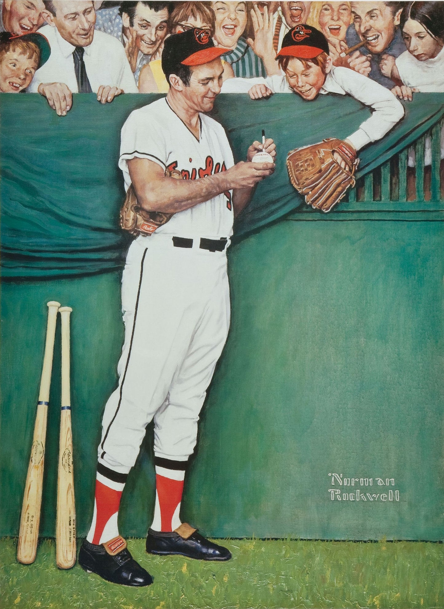 Gee, Thanks, Brooks 1971 - Norman Rockwell Print - Heavy Cardstock - Matte Print
