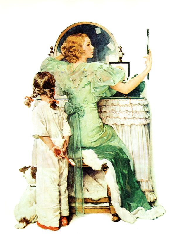 Going Out 1933 - Norman Rockwell Print - Heavy Cardstock - Matte Print