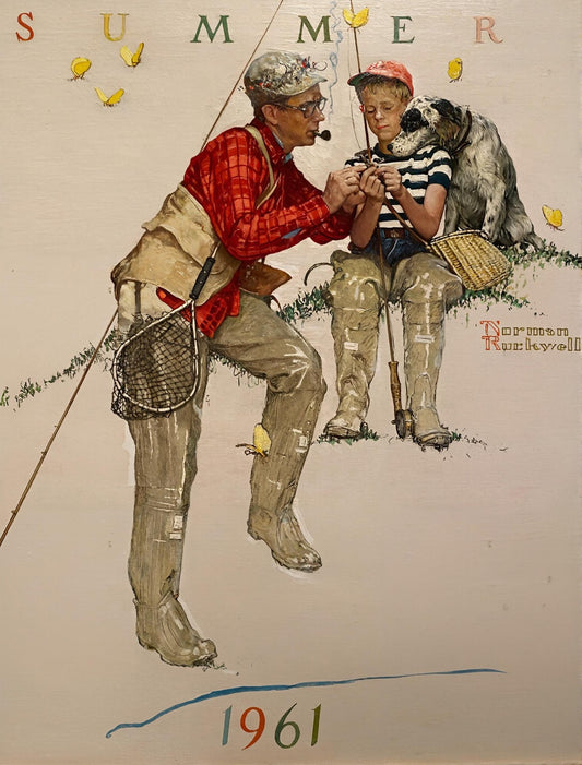 Summer 1961 - Norman Rockwell Print - Heavy Cardstock - Matte Print