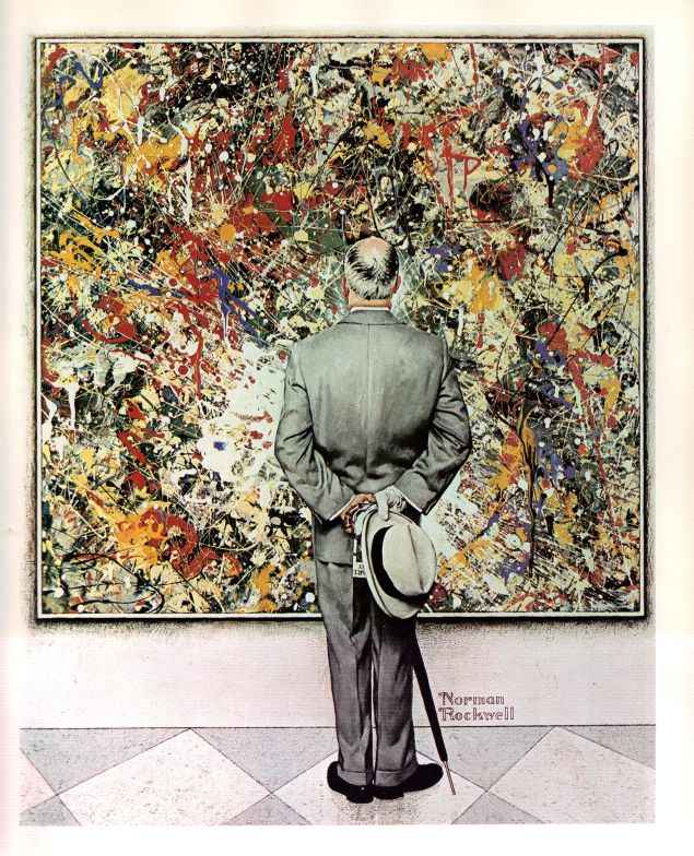 The Connoisseur 1962 - Norman Rockwell Print - Heavy Cardstock - Matte Print