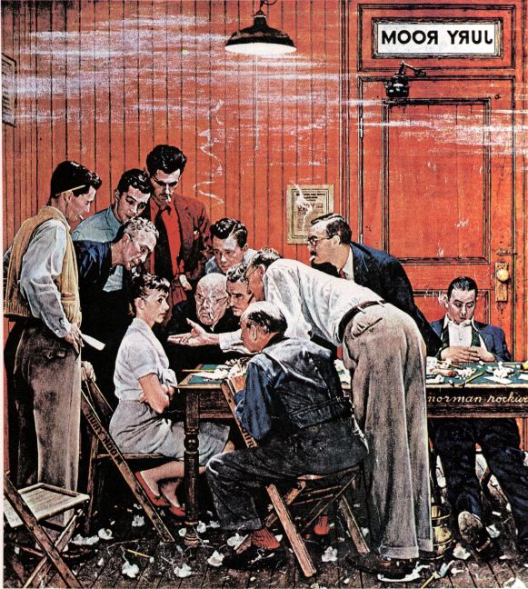 The Holdout 1959 - Norman Rockwell Print - Heavy Cardstock - Matte Print (Copy)