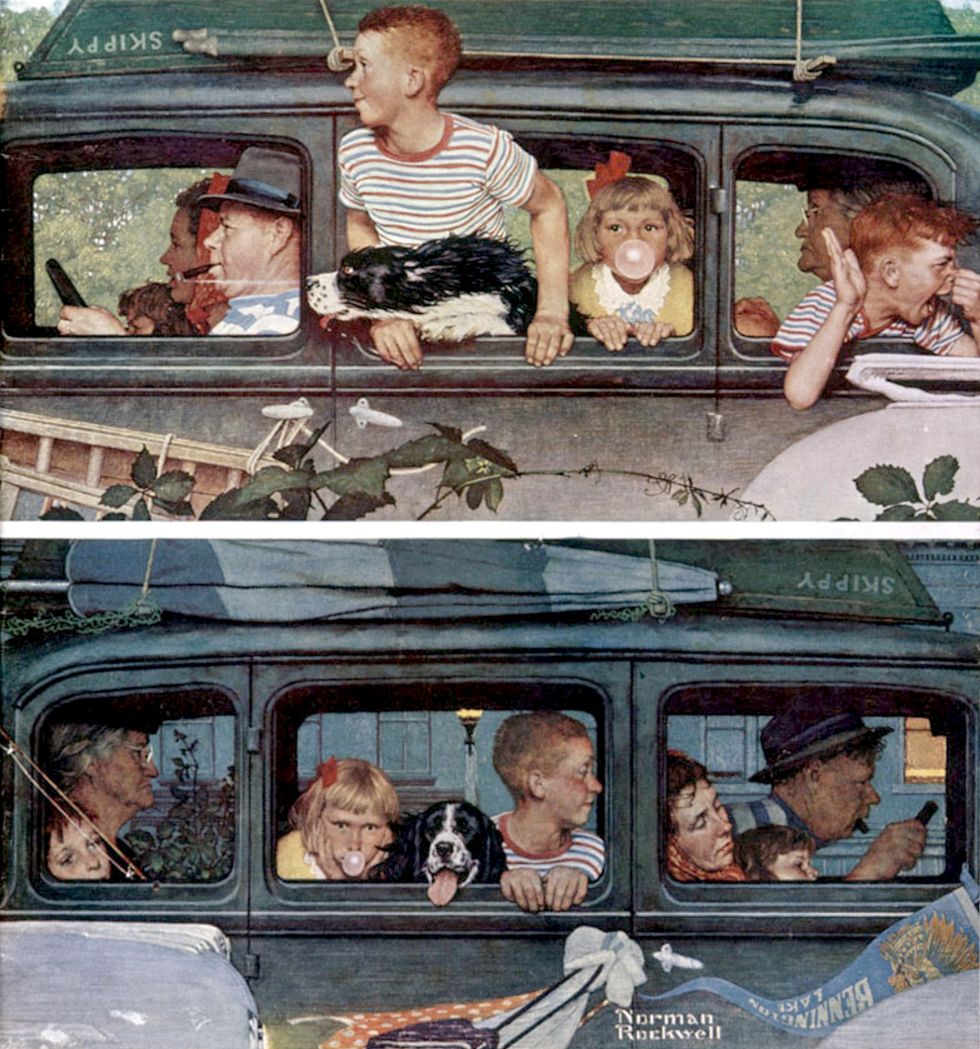 The Outing 1947 - Norman Rockwell Print - Heavy Cardstock - Matte Print