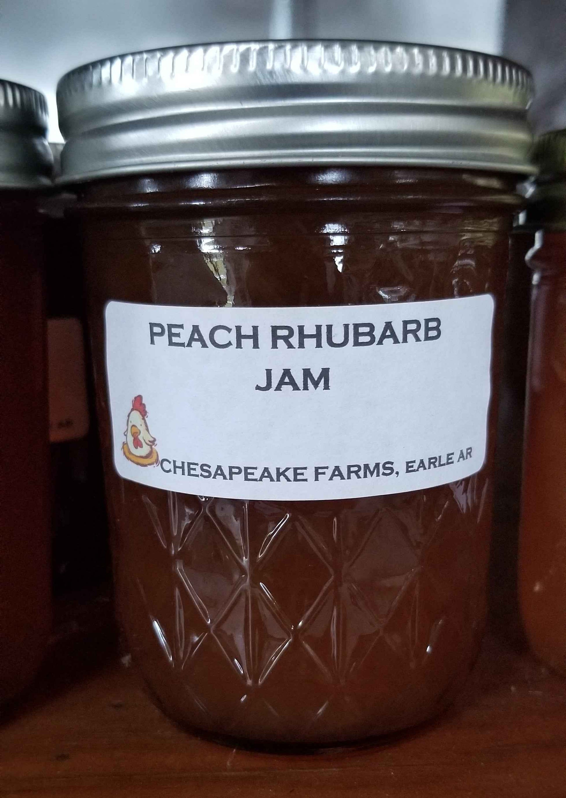 Arkansas Peach Rhubarb Jam – Small Batch, Handmade Spread
