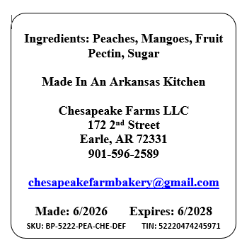 Gelée Pêche Mangue – Mangues biologiques cultivées en Arkansas