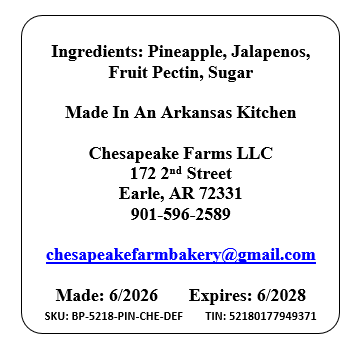 Confiture Ananas-Jalapeño – Douceur Épicée, Petite Production, Arkansas