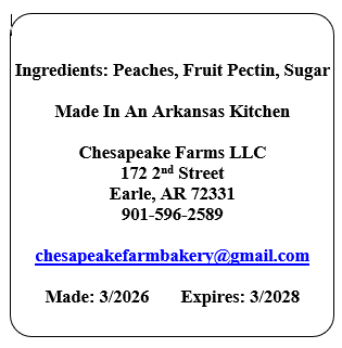 Arkansas‑Grown Peach Jam – Bright, Juicy, and Sun‑Ripened