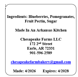 Artisan Blueberry Pomegranate Jelly – Arkansas Grown