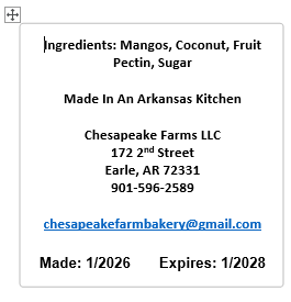 Organic Mango Coconut Jam – Handmade Small Batch Tropical