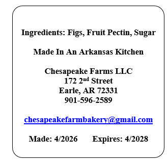 Arkansas‑Grown Fig Jam – Small Batch Artisan Spread