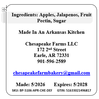 Arkansas Apple Jalapeño Jam – Small Batch Sweet‑Heat Spread