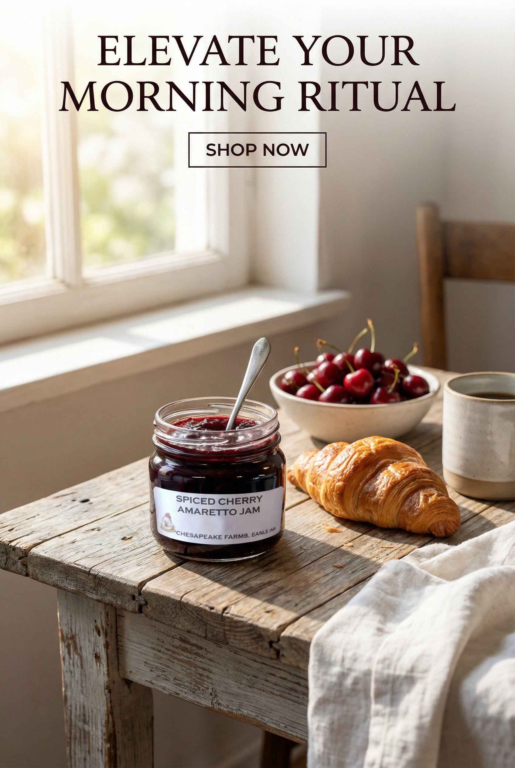 Spiced Cherry Amaretto Jam – Small‑Batch Arkansas Gourmet