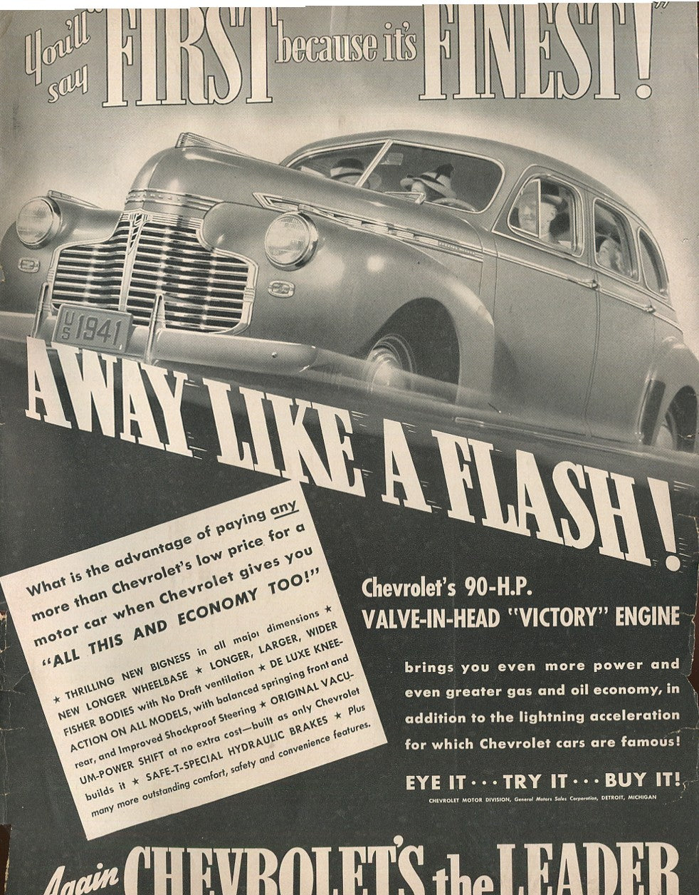 Antique Chevrolet Automobile Advertisements – 80 Original Print Ads, 1924–1992 – Cars, Trucks, WWII, Soap Box Derby & Classic Models
