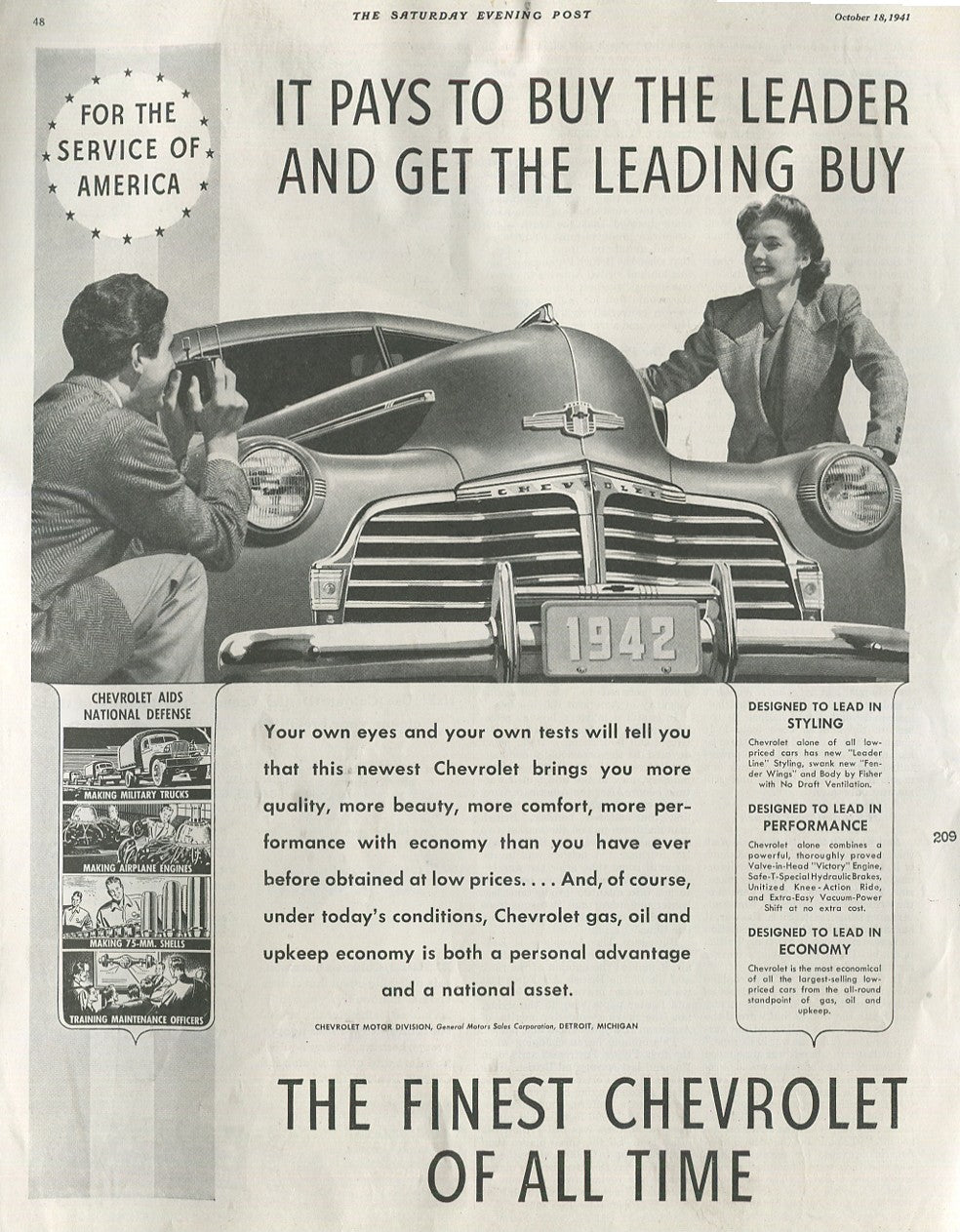 Antique Chevrolet Automobile Advertisements – 80 Original Print Ads, 1924–1992 – Cars, Trucks, WWII, Soap Box Derby & Classic Models