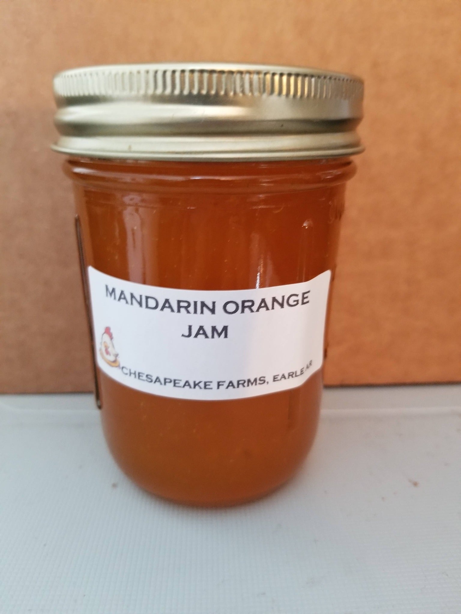 Arkansas - Made Mandarin Orange Jam – Organic Ingredients – 8 oz – Sweet Citrus - Chesapeake Farms LLC - Gourmet Jams/Jellies & Coffee - Original Artworks - Antiques