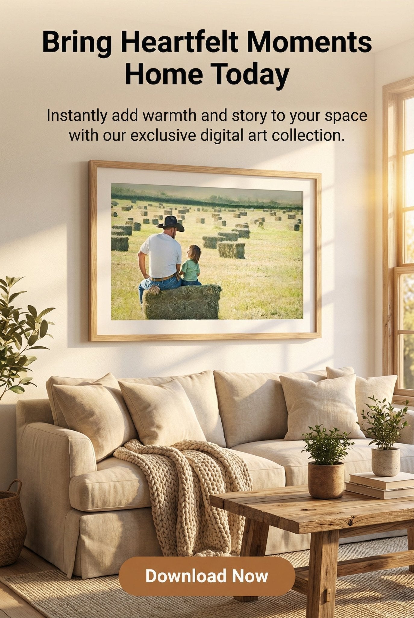 Discussion In A Hay Field - Digital Wall Art – Instant Download - Chesapeake Farms LLC - Gourmet Jams/Jellies & Coffee - Original Artworks - Antiques