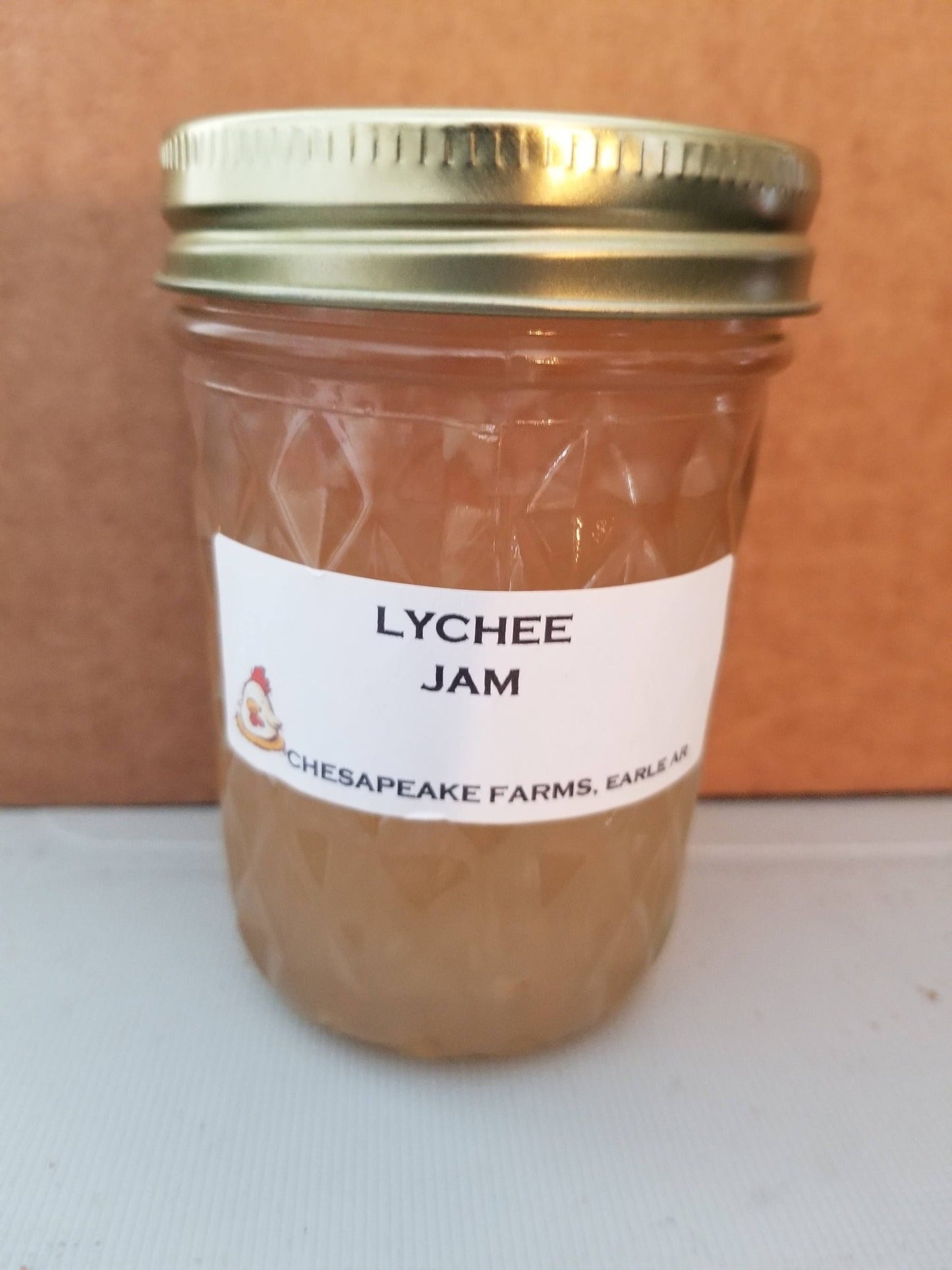 Lychee Jam – 8 oz Jar – Organic, Arkansas Grown – Small Batch – Exotic Flavor & - Chesapeake Farms LLC - Gourmet Jams/Jellies & Coffee - Original Artworks - Antiques