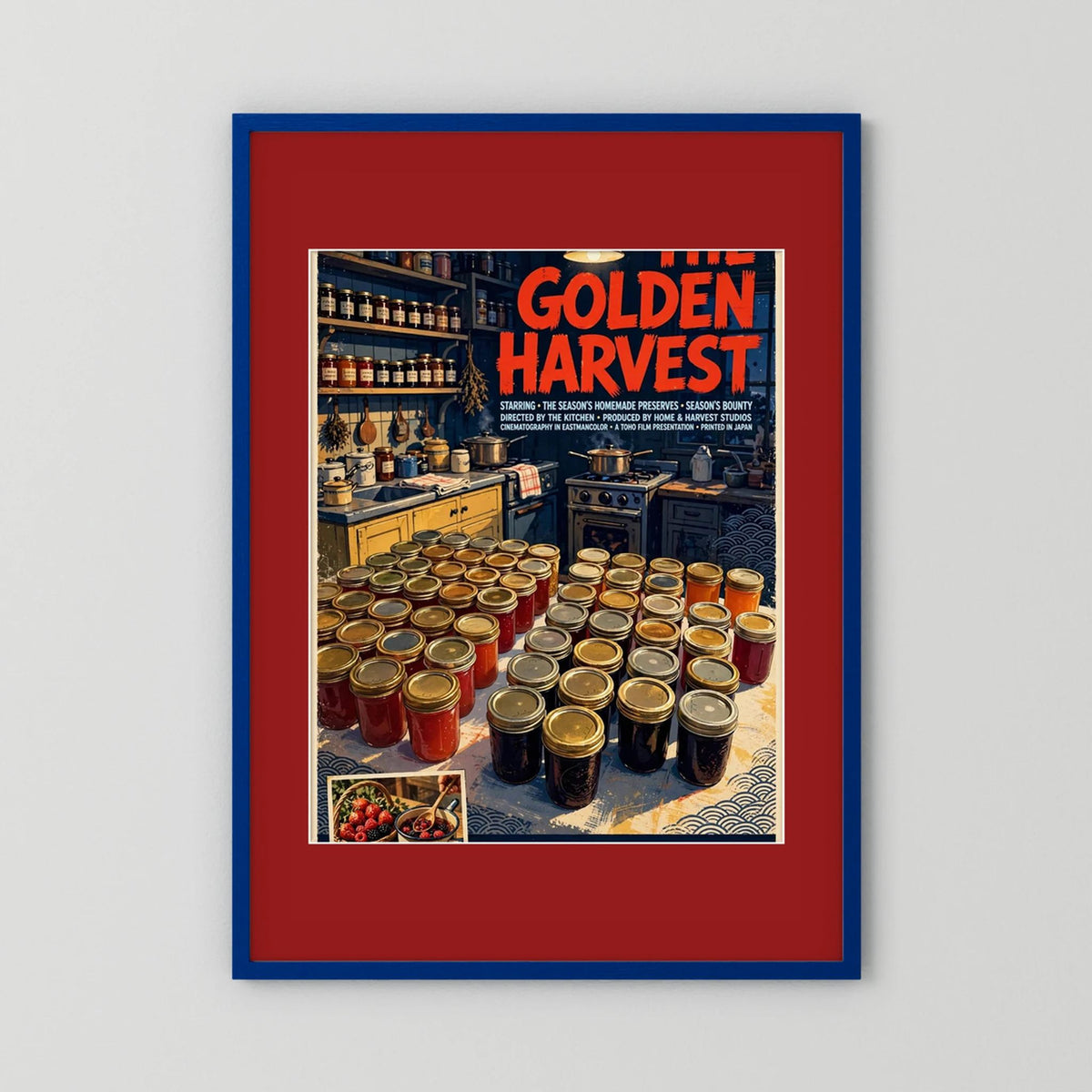  Golden Harvest Kitchen – 1967 Preserve House Poster