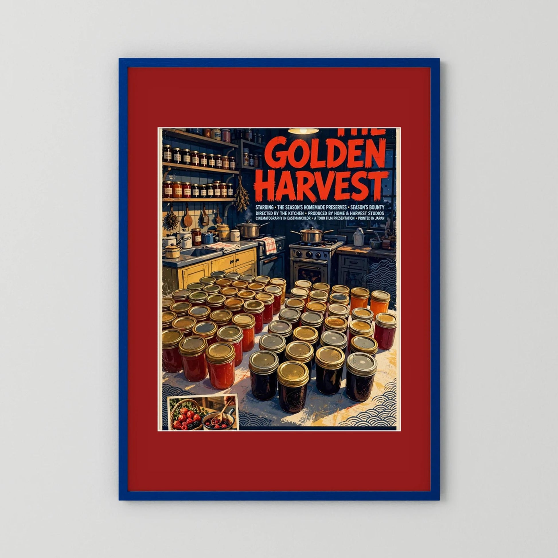  Golden Harvest Kitchen – 1967 Preserve House Poster