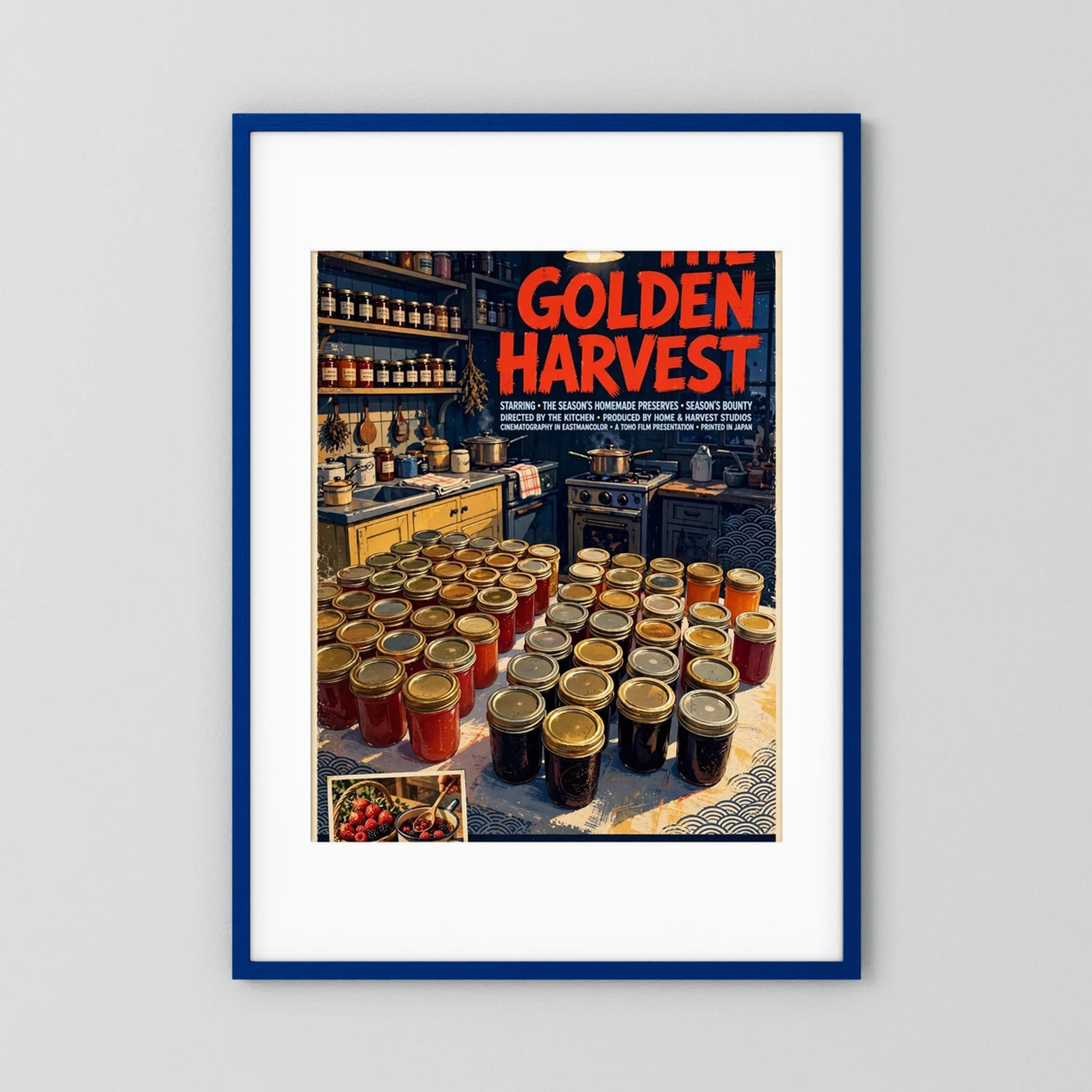  Golden Harvest Kitchen – 1967 Preserve House Poster