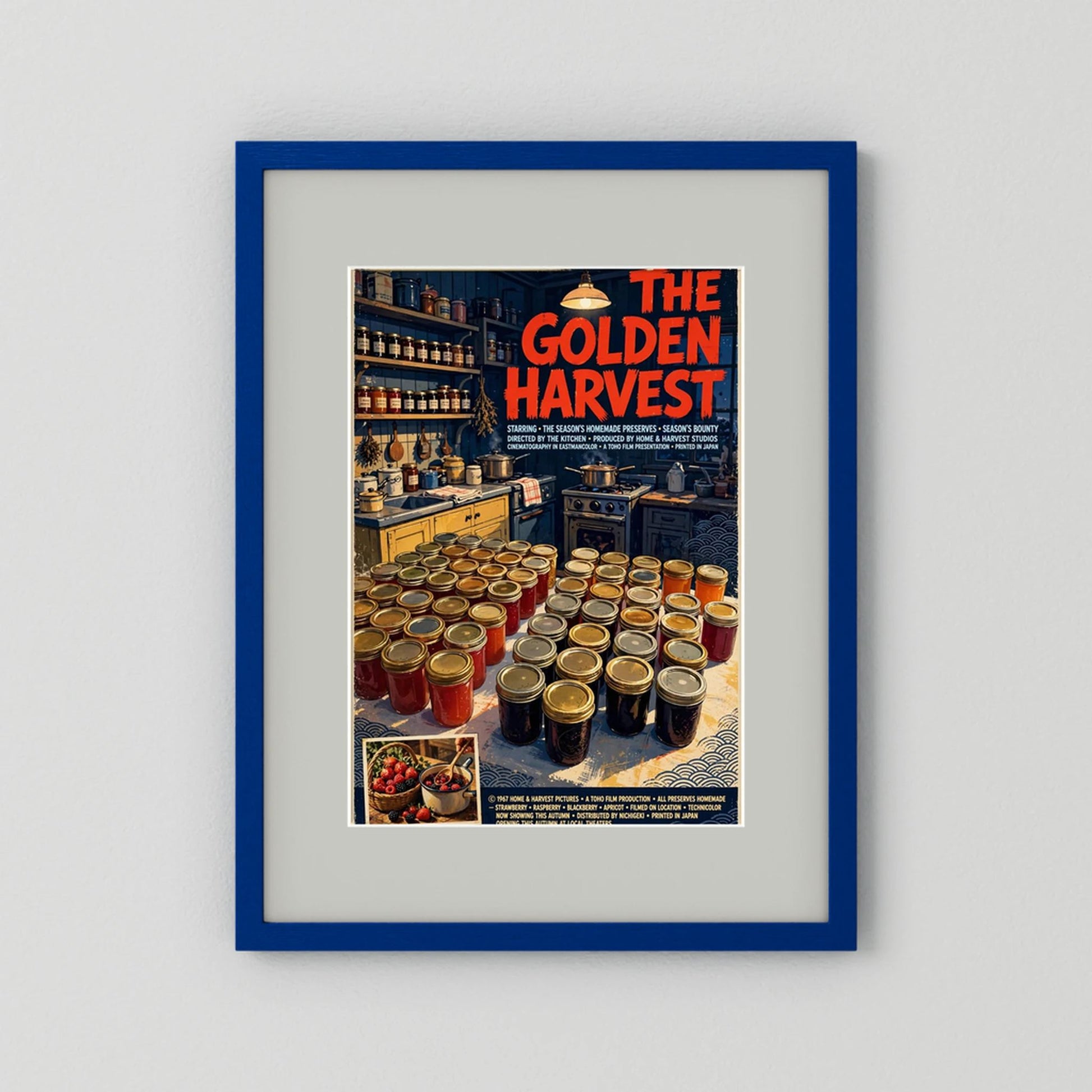  Golden Harvest Kitchen – 1967 Preserve House Poster