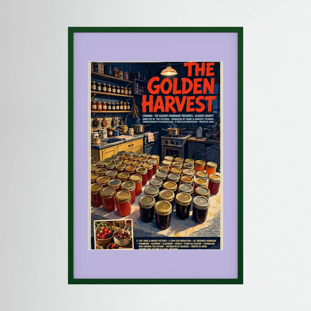  Golden Harvest Kitchen – 1967 Preserve House Poster