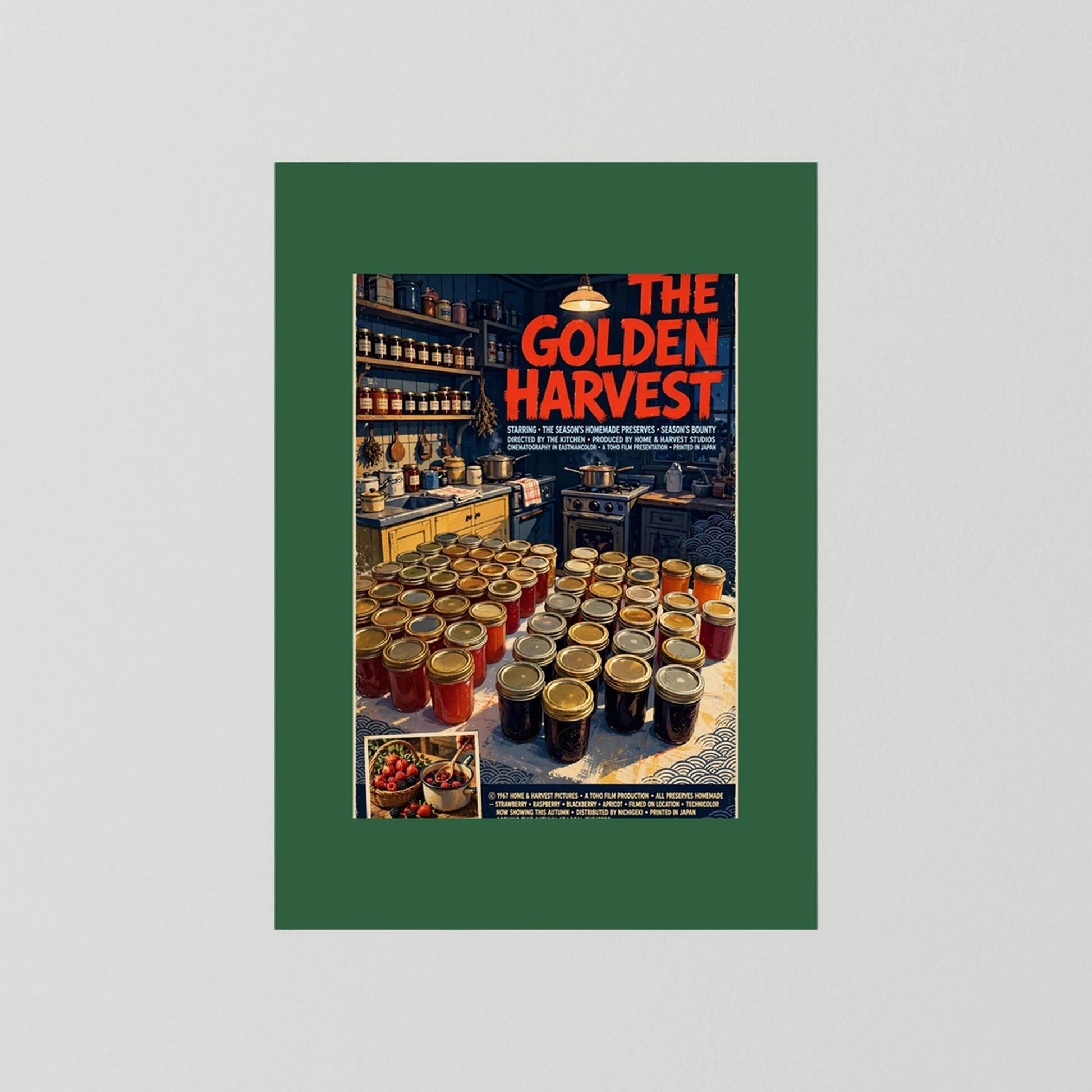  Golden Harvest Kitchen – 1967 Preserve House Poster