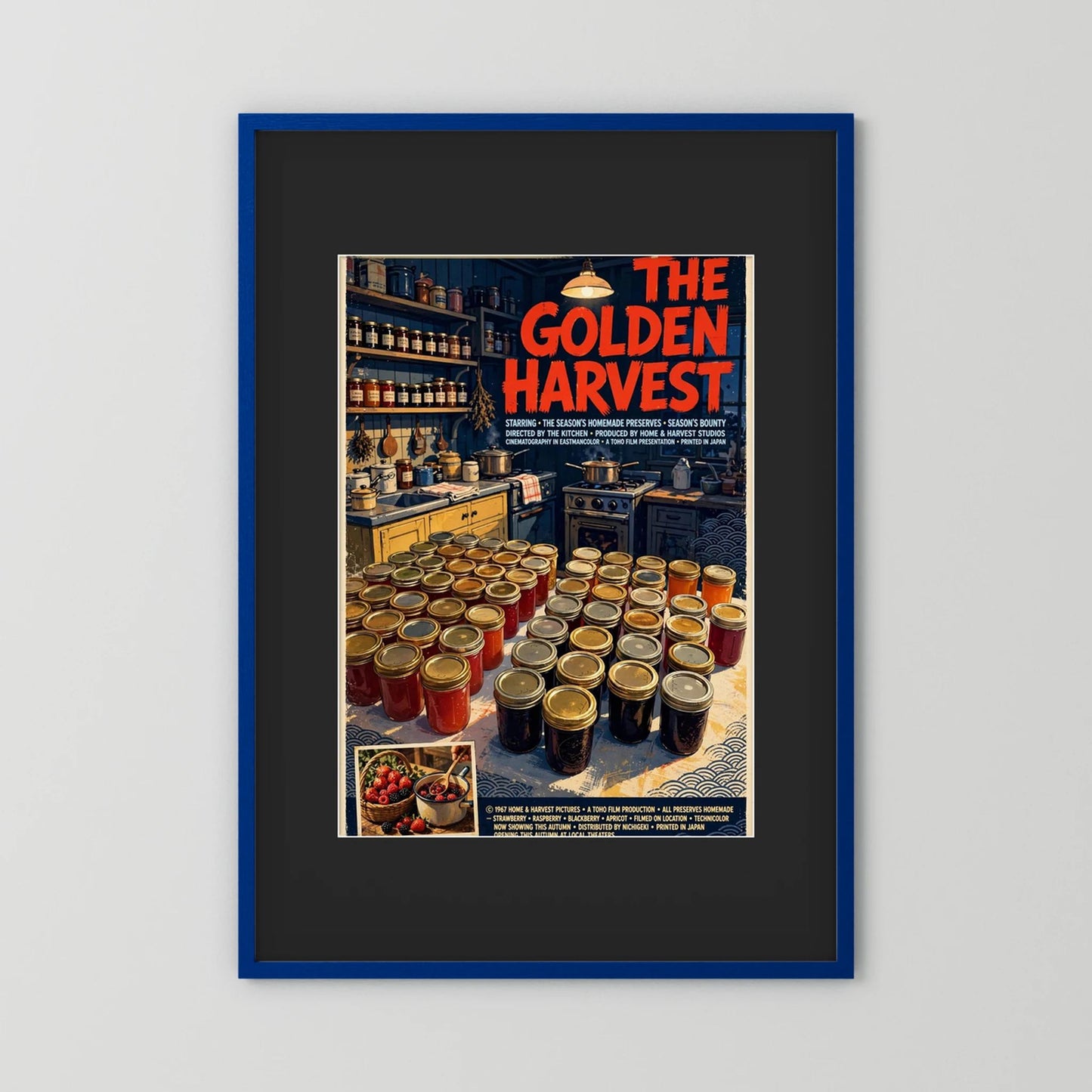  Golden Harvest Kitchen – 1967 Preserve House Poster