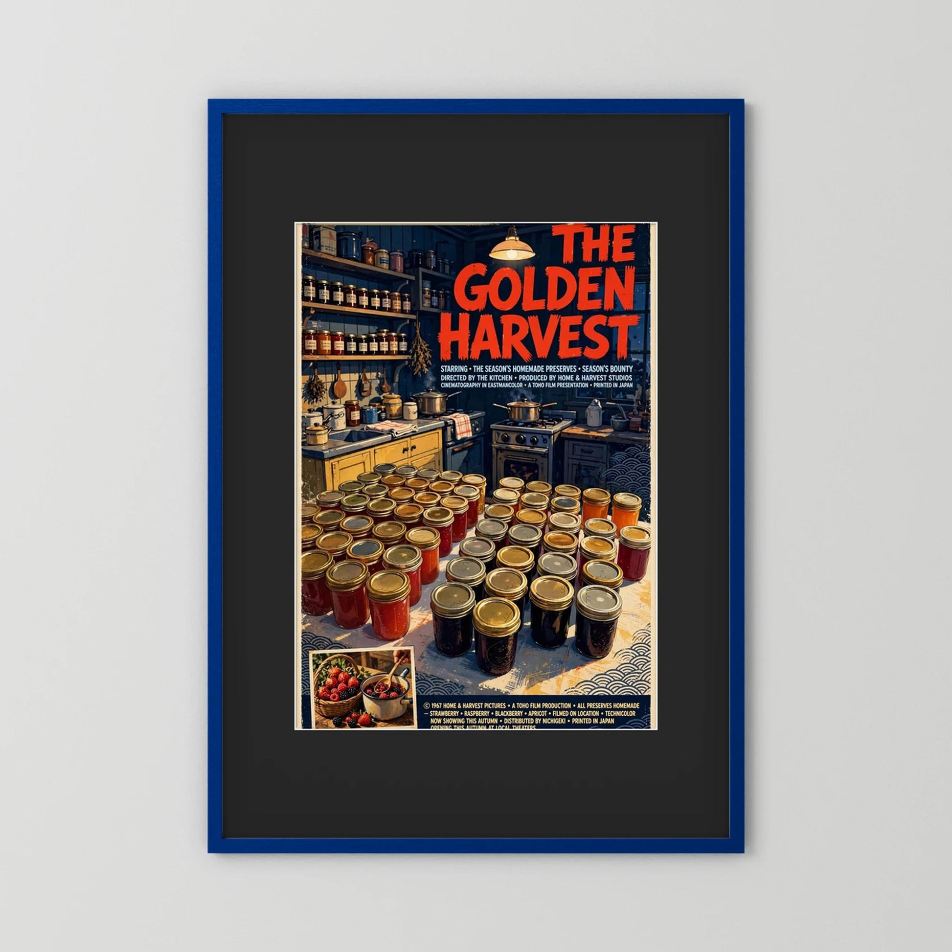  Golden Harvest Kitchen – 1967 Preserve House Poster