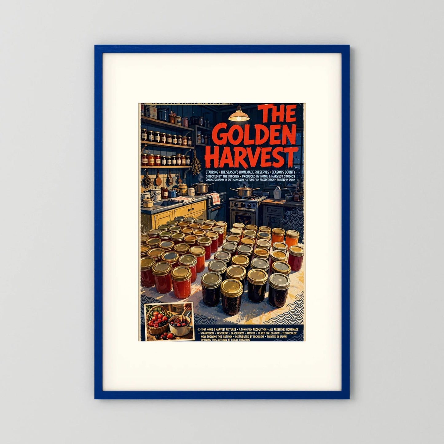  Golden Harvest Kitchen – 1967 Preserve House Poster