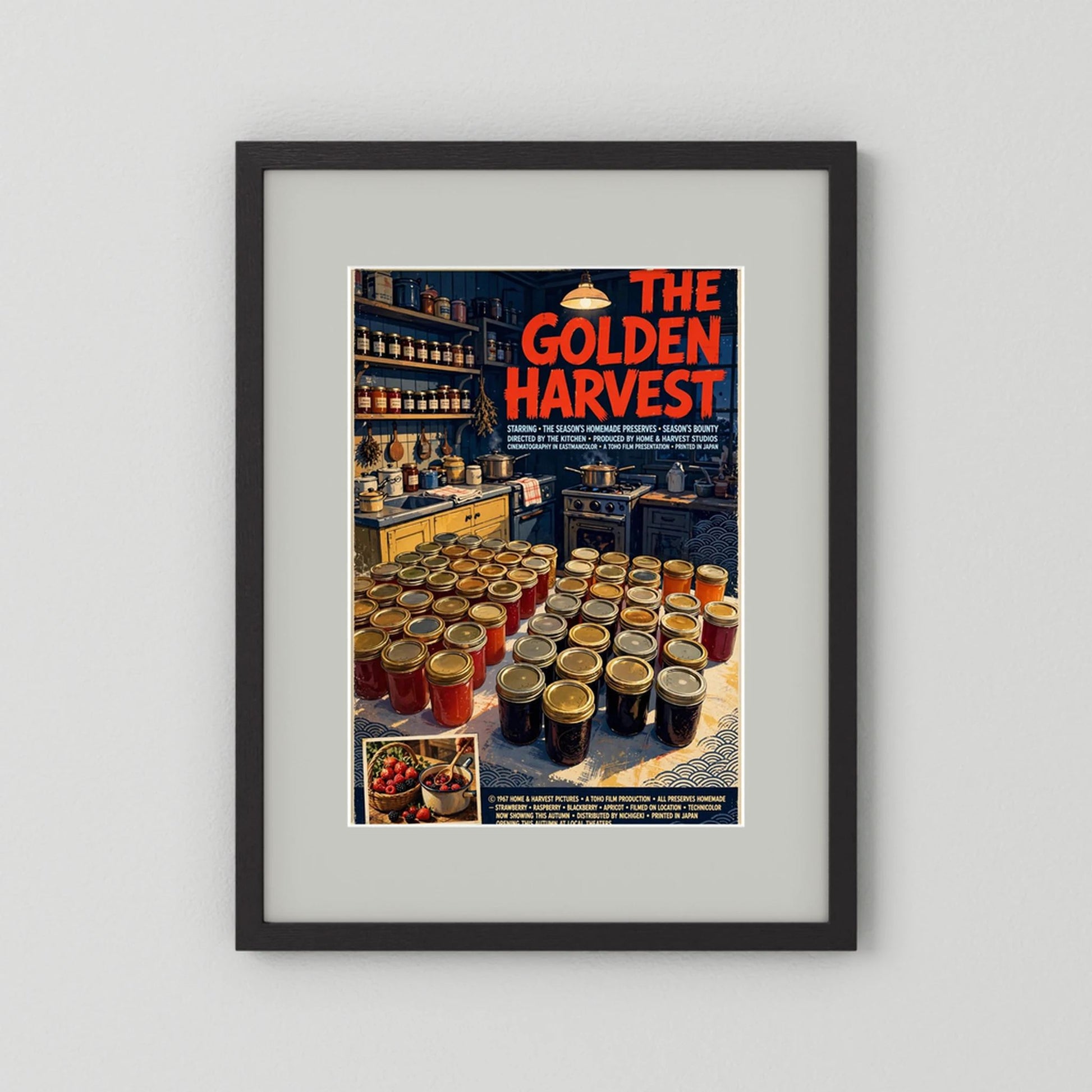  Golden Harvest Kitchen – 1967 Preserve House Poster