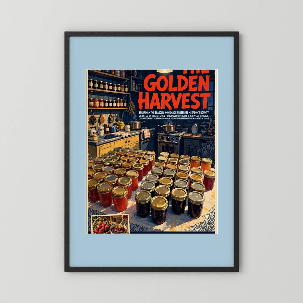  Golden Harvest Kitchen – 1967 Preserve House Poster