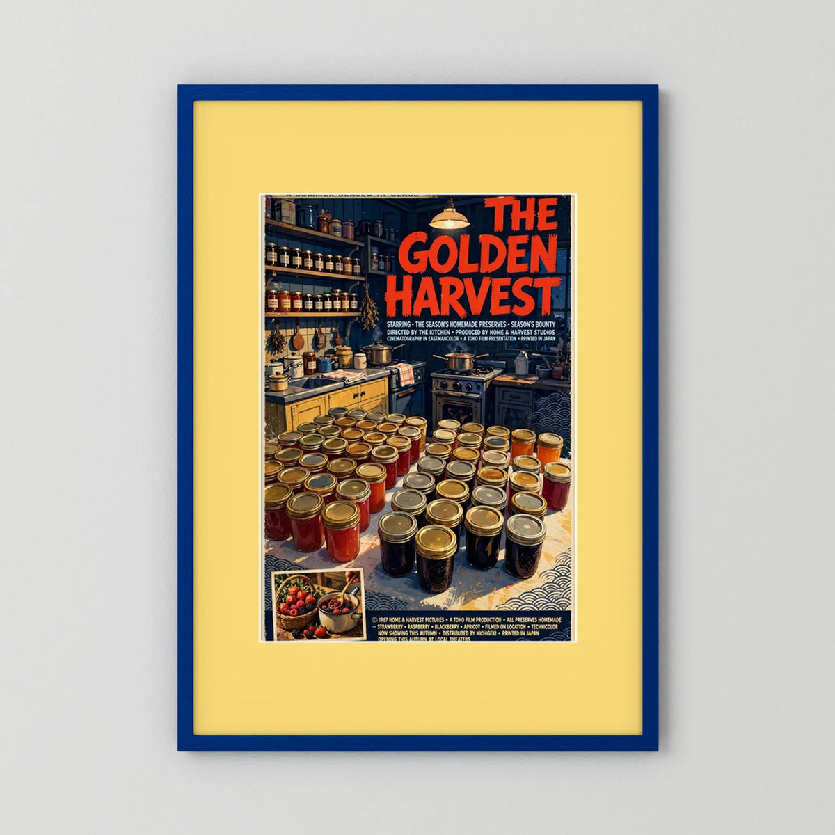  Golden Harvest Kitchen – 1967 Preserve House Poster