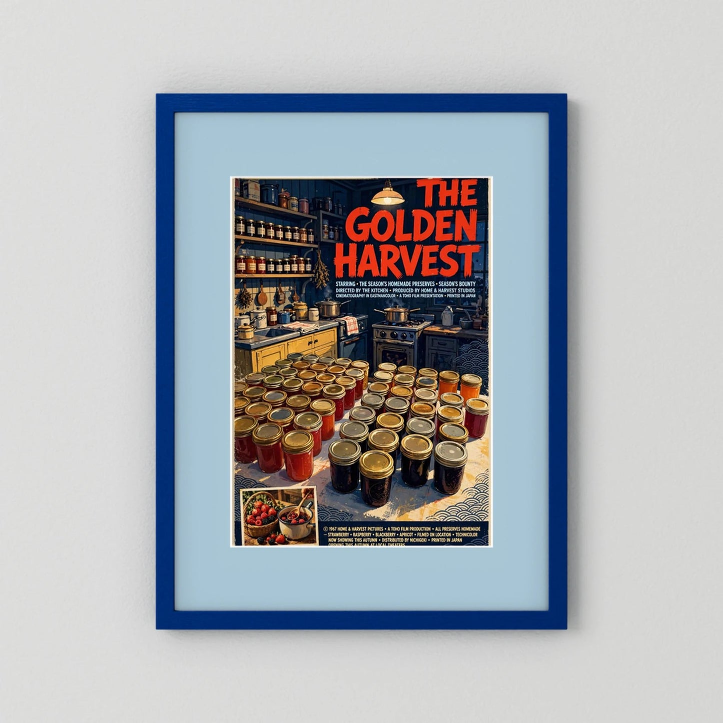  Golden Harvest Kitchen – 1967 Preserve House Poster