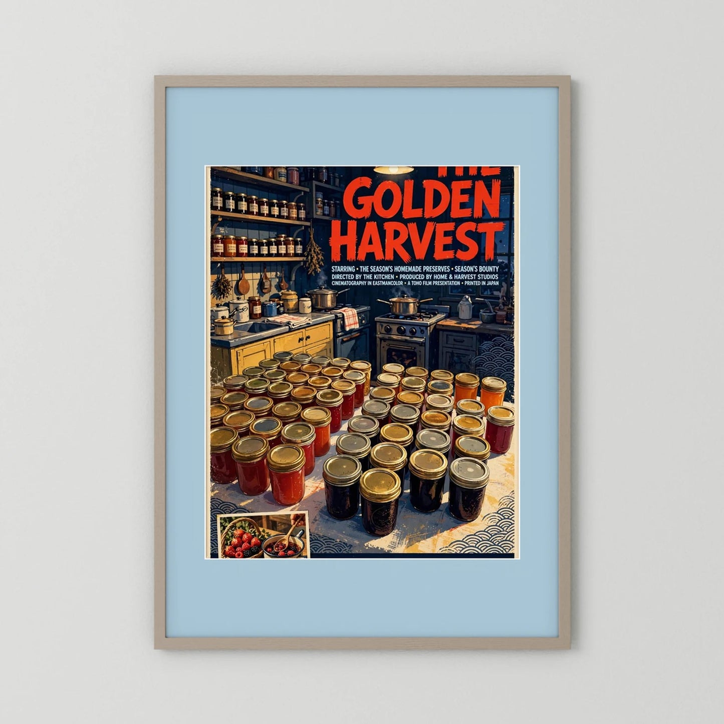  Golden Harvest Kitchen – 1967 Preserve House Poster