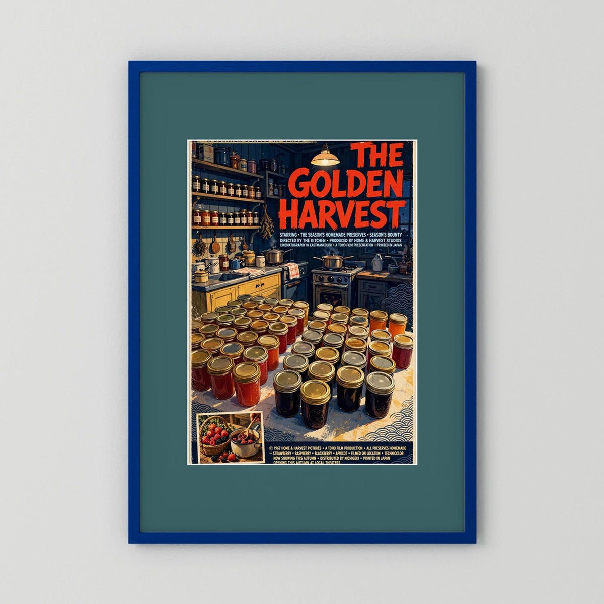  Golden Harvest Kitchen – 1967 Preserve House Poster