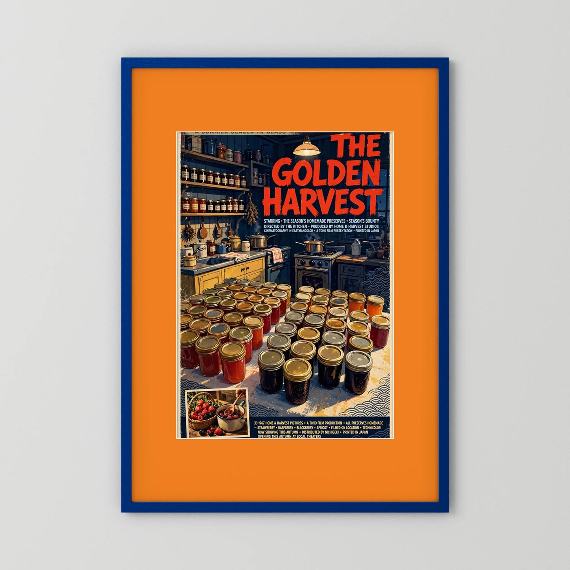  Golden Harvest Kitchen – 1967 Preserve House Poster