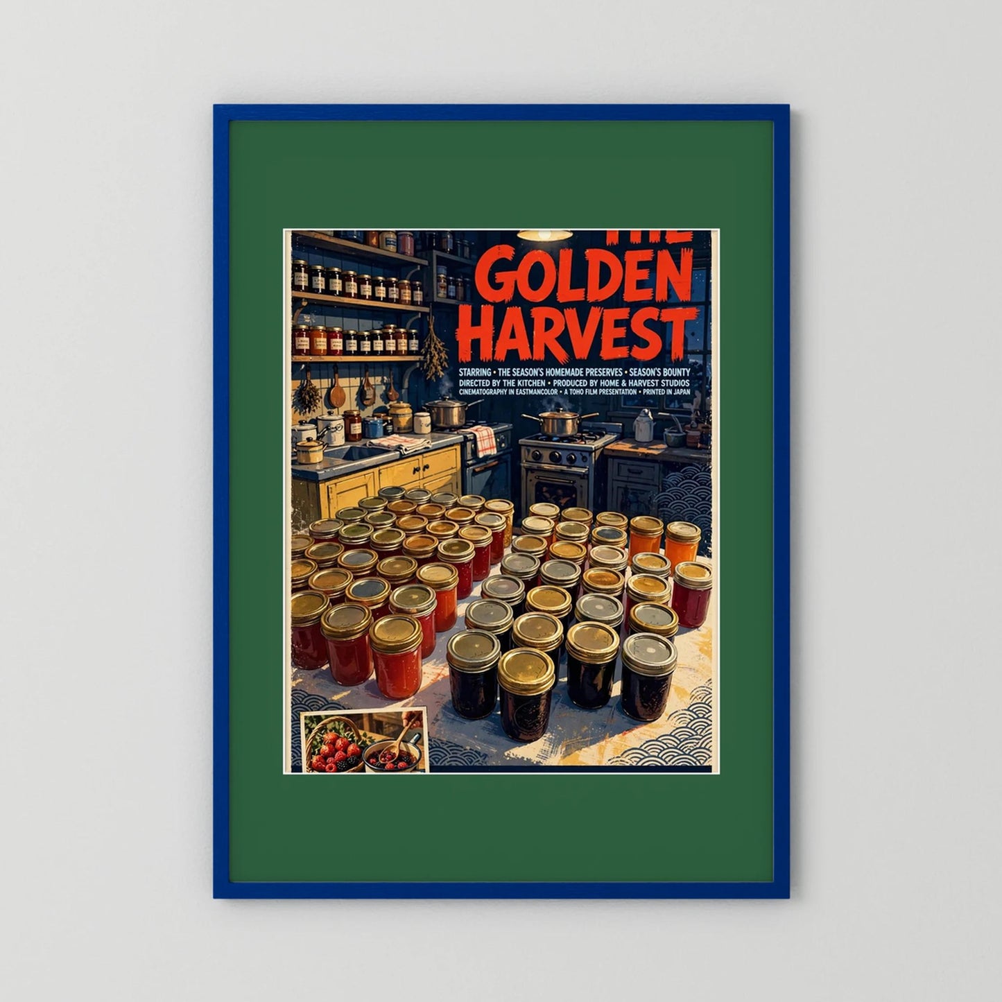  Golden Harvest Kitchen – 1967 Preserve House Poster