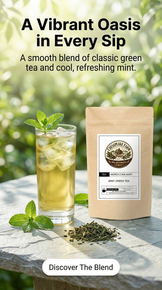 Moroccan Mint - Chesapeake Farms LLC - Gourmet Jams/Jellies & Coffee - Original Artworks - Antiques