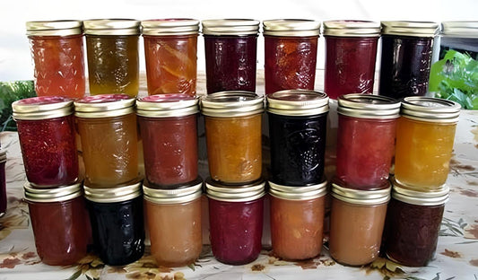 Organic Arkansas Jelly, Jam & Honey Gift Box – 12 Half - Pints – Assorted Flavors - Chesapeake Farms LLC - Gourmet Jams/Jellies & Coffee - Original Artworks - Antiques