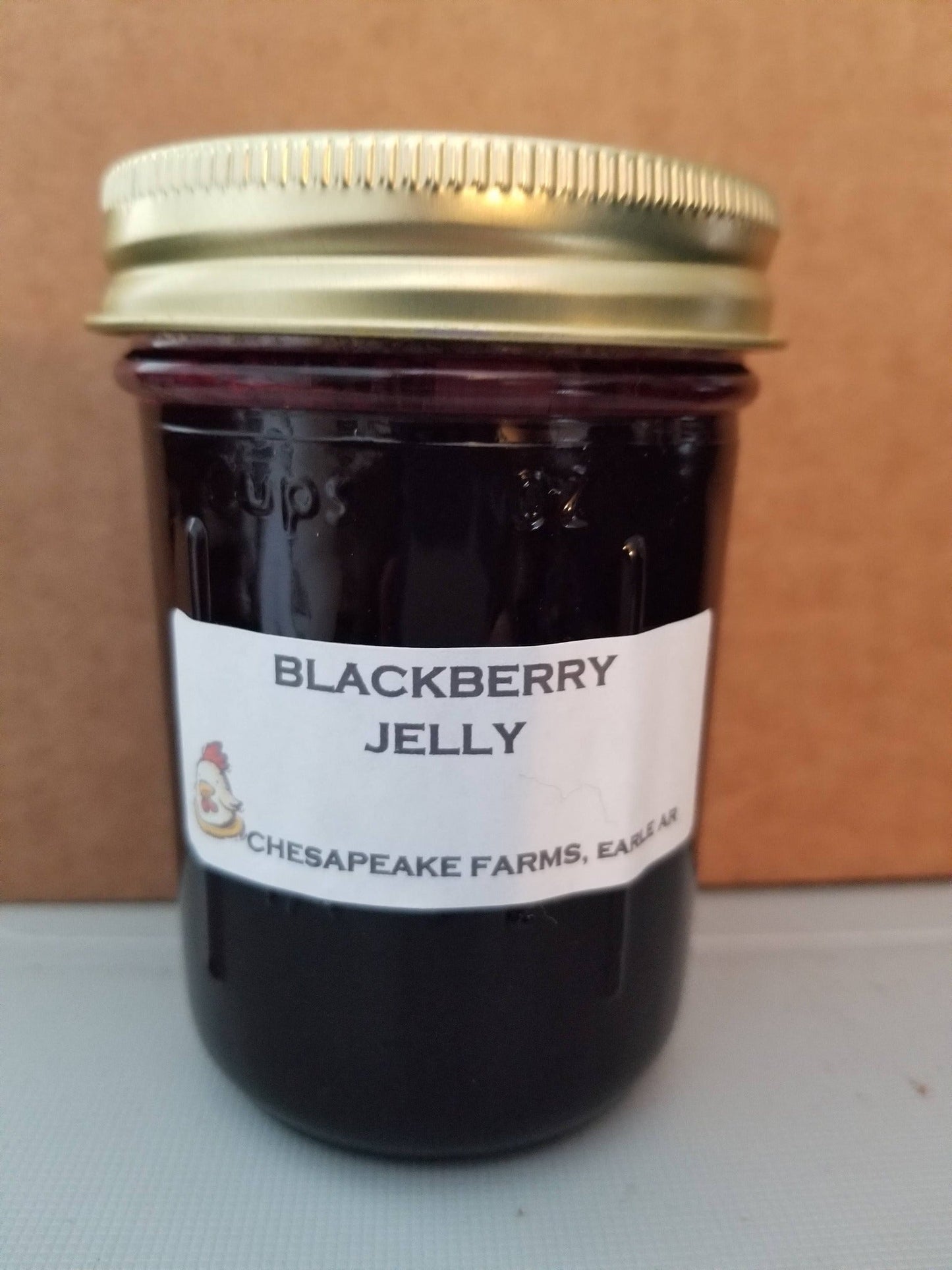 Organic Blackberry Jelly – 8 oz Small - Batch, Vegan, Gluten - Free Seasonal Arkansa - Chesapeake Farms LLC - Gourmet Jams/Jellies & Coffee - Original Artworks - Antiques