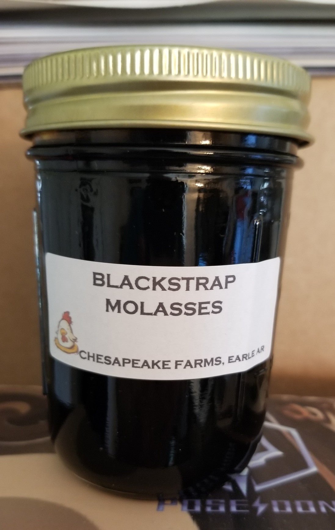 Organic Blackstrap Molasses 4oz – Arkansas Grown | Small Batch | Great Gift Idea - Chesapeake Farms LLC - Gourmet Jams/Jellies & Coffee - Original Artworks - Antiques