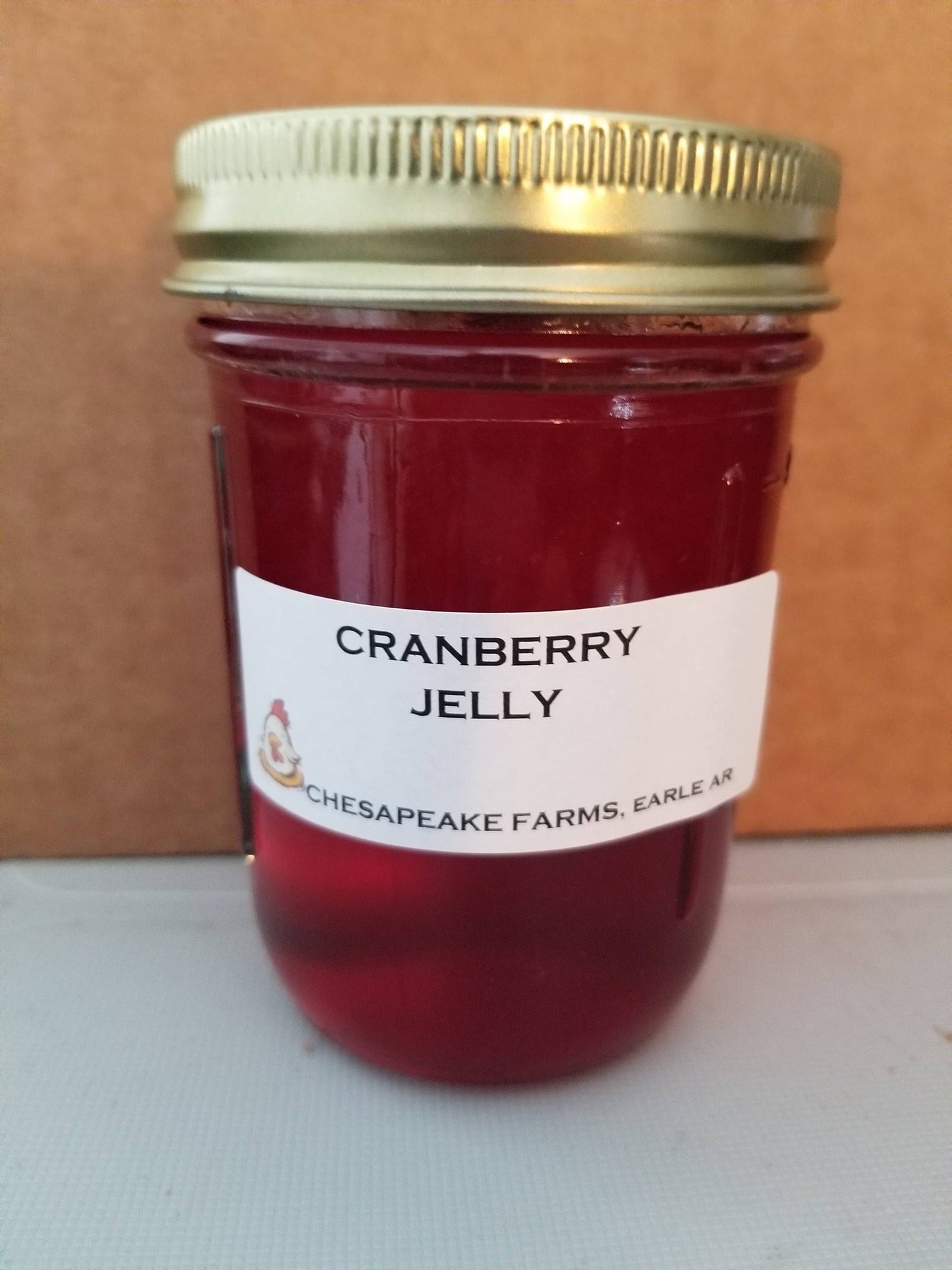 Organic Cranberry Jelly 8oz – Arkansas Made | Small Batch | Great Gift Idea | Ve - Chesapeake Farms LLC - Gourmet Jams/Jellies & Coffee - Original Artworks - Antiques