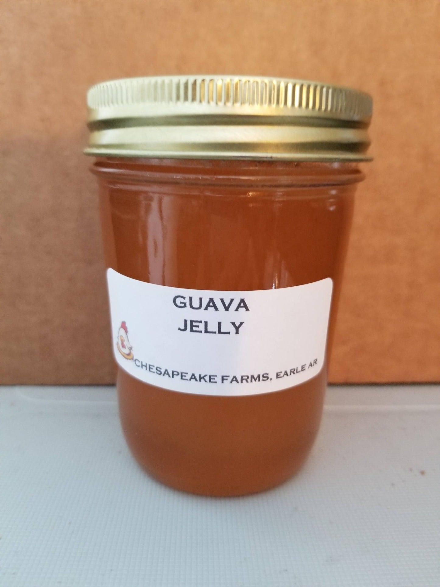 Organic Guava Jelly – 8 - oz Small - Batch, Vegan, Gluten - Free Organic Sourced Fruit - Chesapeake Farms LLC - Gourmet Jams/Jellies & Coffee - Original Artworks - Antiques