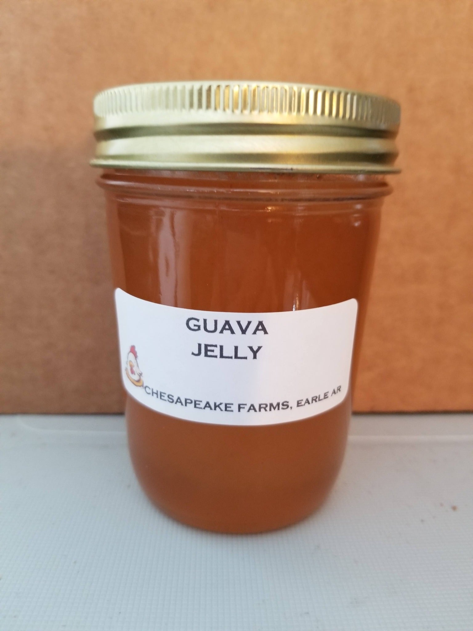Organic Guava Jelly – 8 - oz Small - Batch, Vegan, Gluten - Free Organic Sourced Fruit - Chesapeake Farms LLC - Gourmet Jams/Jellies & Coffee - Original Artworks - Antiques