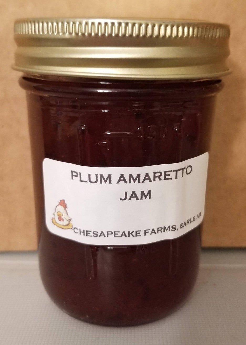 Plum & Amaretto Jam – Arkansas Fruit, Gourmet Dessert‑Style - Chesapeake Farms LLC - Gourmet Jams/Jellies & Coffee - Original Artworks - Antiques